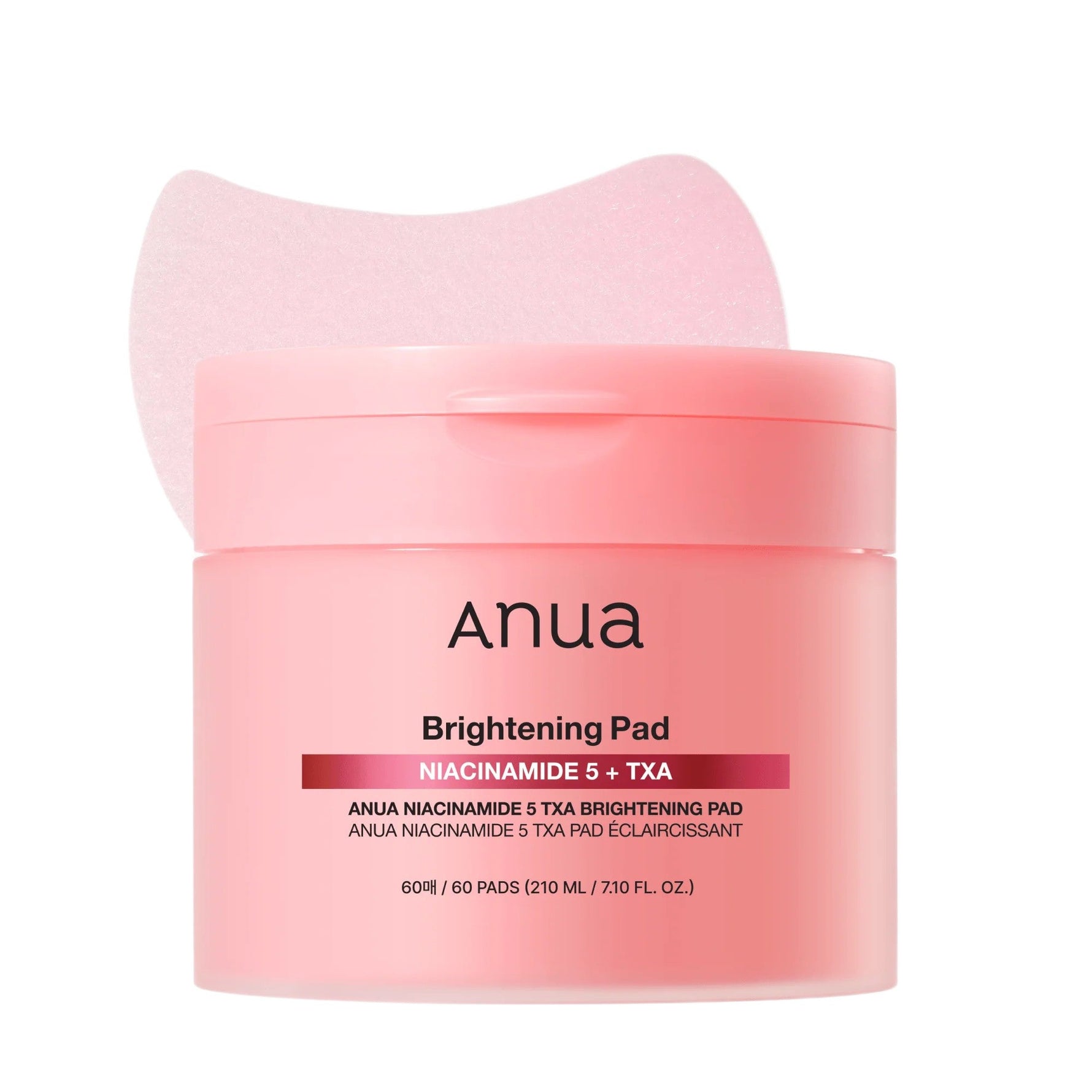 Anua - Niacinamide 5% TXA Brightening Pad - Płatki Rozjaśniające z Niacynamidem i Kwasem Traneksamowym - 210ml/60szt - GLOW+CARE