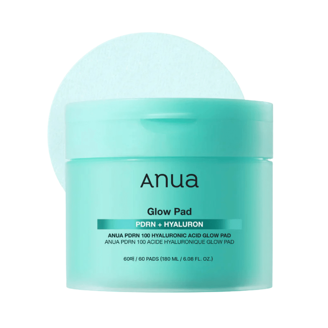 Anua - PDRN 100 Hyaluronic Acid Glow Pad - Płatki z kwasem hialuronowym i polinukleotydam - 210ml/60szt - GLOW+CARE