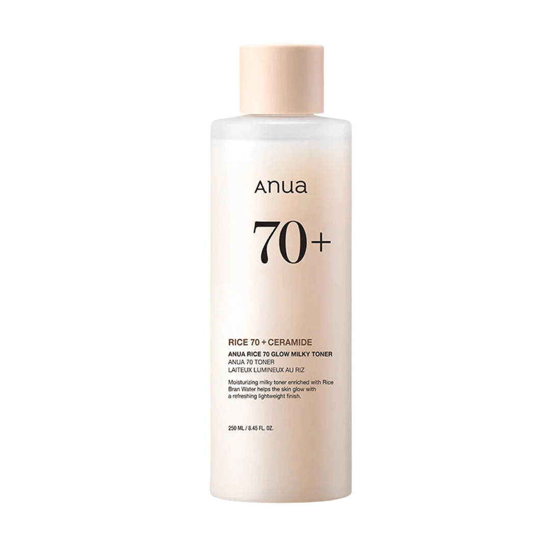 Anua - Rice 70 Glow Milky Toner - Tonik Nawilżający Ryżowy - 40ml - GLOW+CARE