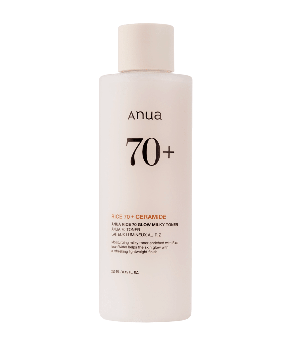 Anua - Rice 70 Glow Milky Toner - Tonik Nawilżający Ryżowy - 40ml - GLOW+CARE