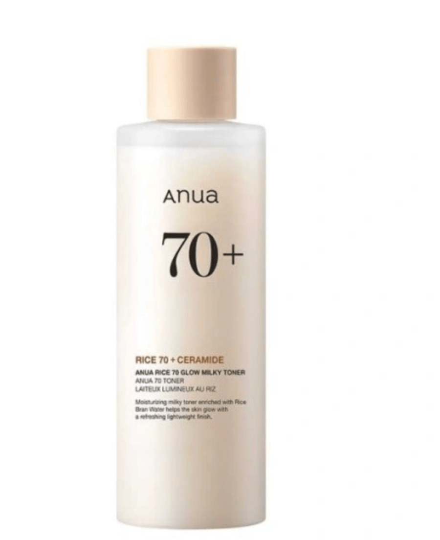 Anua - Rice 70 Glow Milky Toner - Tonik Nawilżający Ryżowy - 40ml - GLOW+CARE