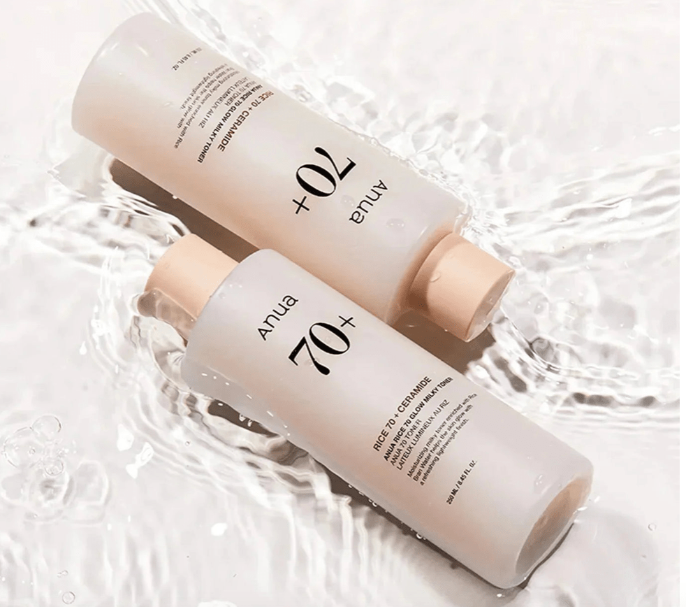 Anua - Rice 70 Glow Milky Toner - Tonik Nawilżający Ryżowy - 40ml - GLOW+CARE