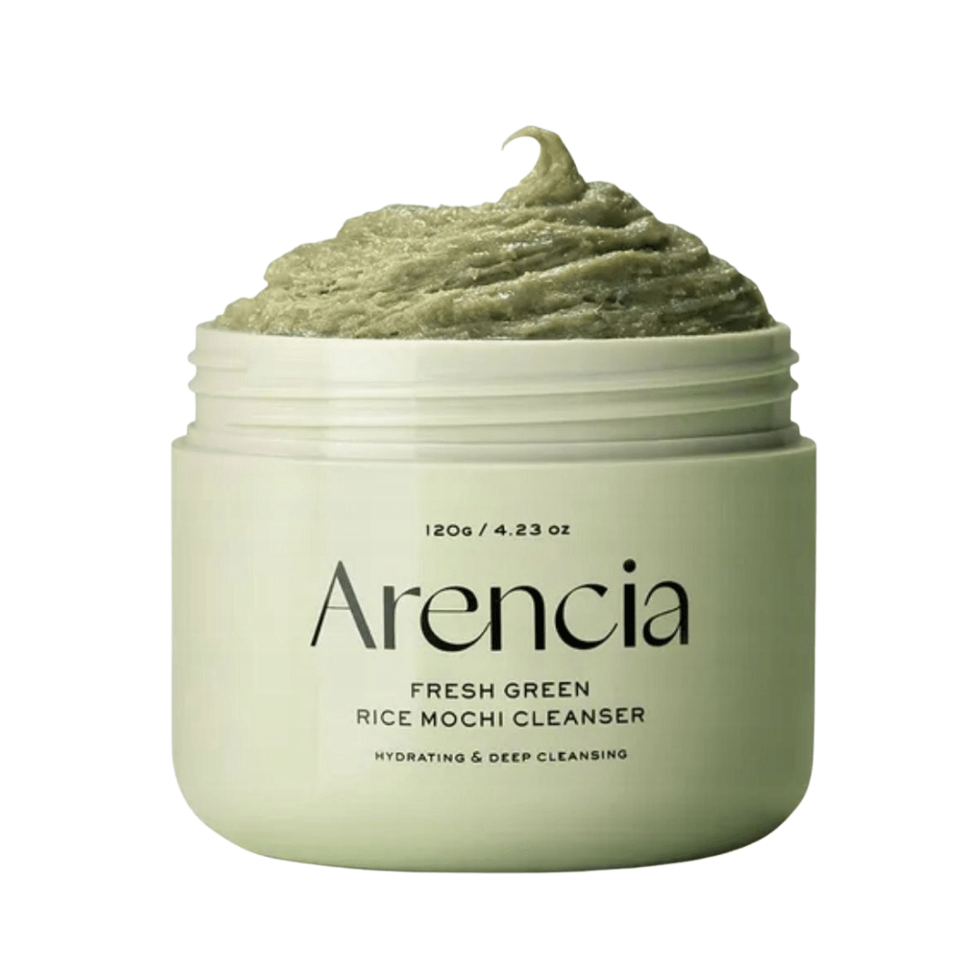Arencia - Fresh Green Rice Mochi Cleanser - Nawilżająco - Oczyszczająca Pasta do Mycia Twarzy - 120g - GLOW+CARE