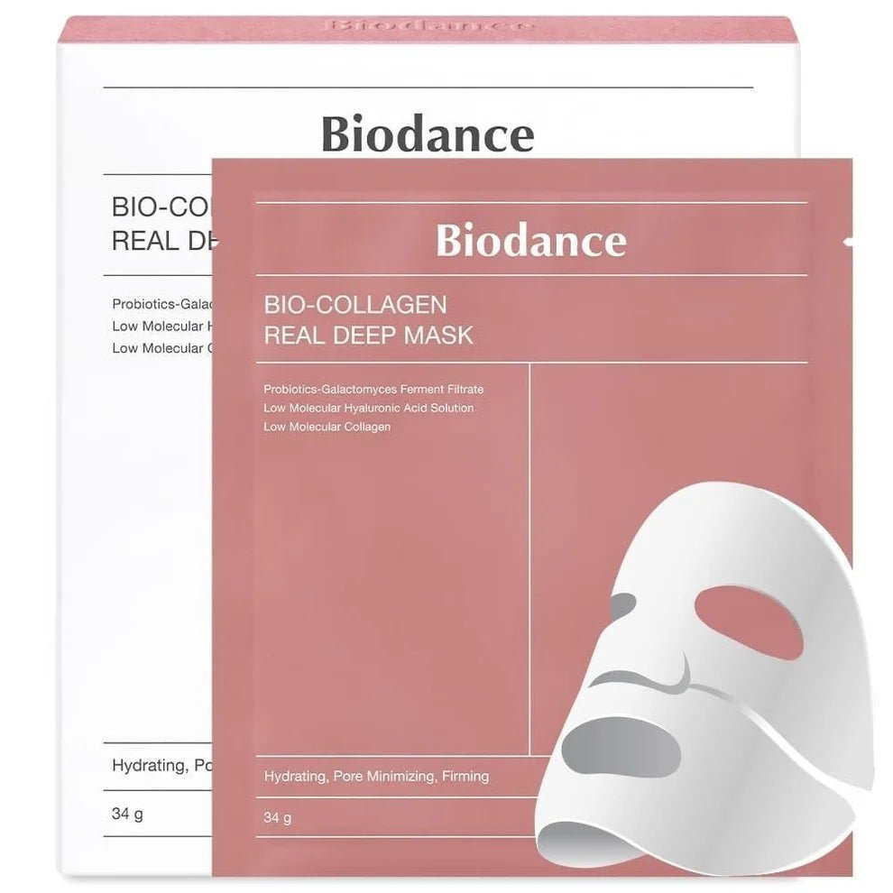 Biodance - Bio - Collagen Real Deep Mask - Maska Kolagenowa Nawilżająca - 4szt - GLOW+CARE