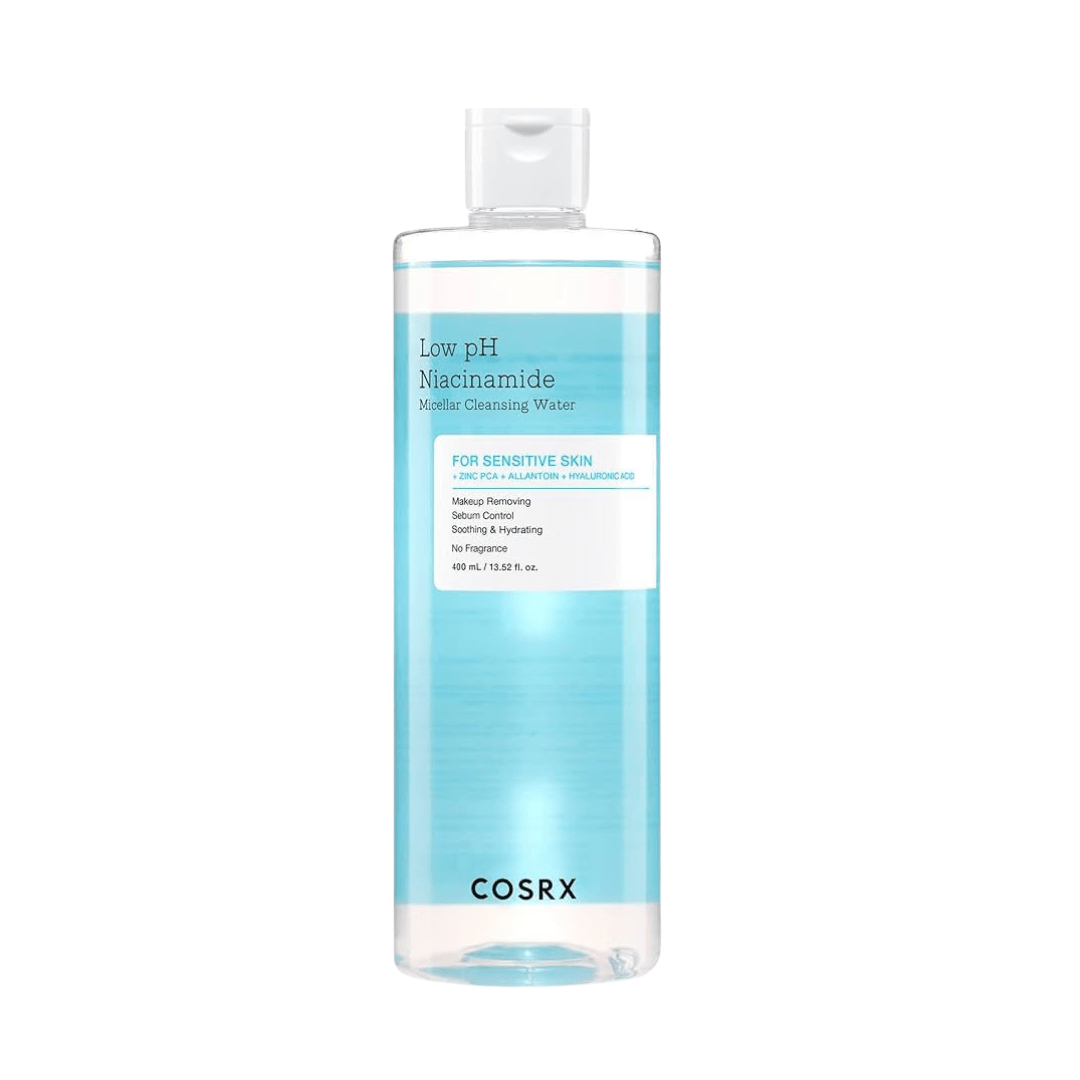 COSRX - Low pH Niacinamide Micellar Cleansing Water - Woda micelarna do twarzy - 400ml - GLOW+CARE