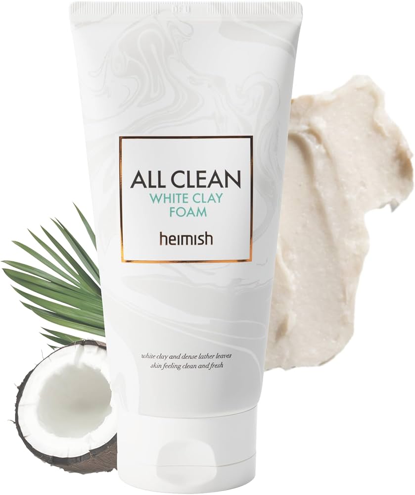 Heimish - All Clean White Clay Foam - Oczyszczająca Pianka z Glinką Białą - 150g - GLOW+CARE