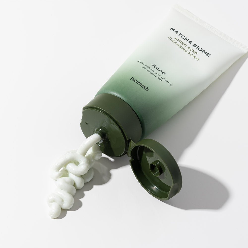 Heimish - Matcha Biome Amino Acne Cleansing Foam - Pianka Oczyszczająca - 150ml - GLOW+CARE