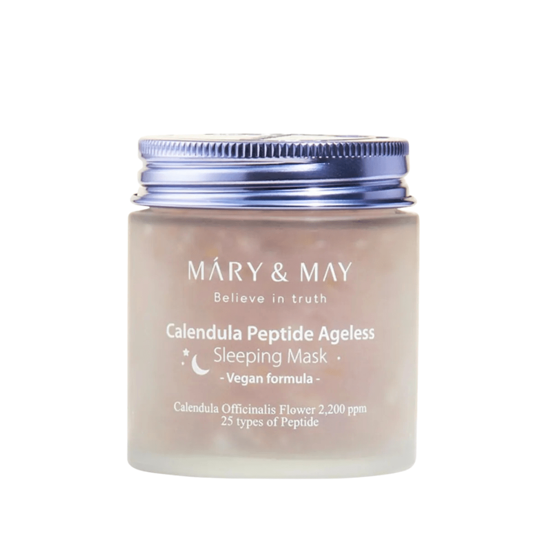 Mary&May - Calendula Peptide Ageless Sleeping Mask - Łagodząco - Ujędrniająca Maska na Noc - 110g - GLOW+CARE