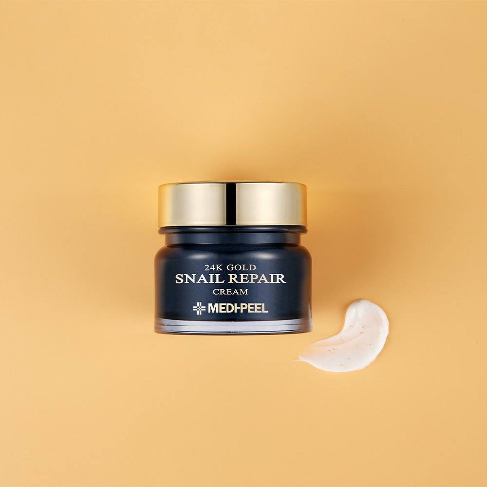 Medi - Peel - 24K Gold Snail Repair Cream - Regenerujący krem ze Złotem - 50ml - GLOW+CARE