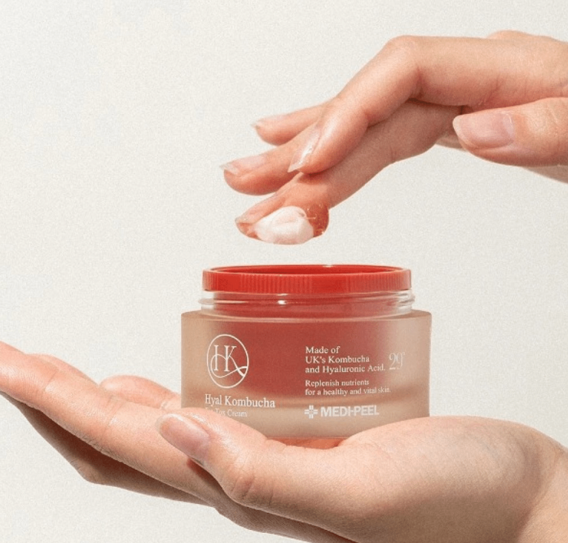 Medi - Peel - Hyal Kombucha Tea - Nawilżający - regenerujący krem do twarzy - 50 ml - GLOW+CARE