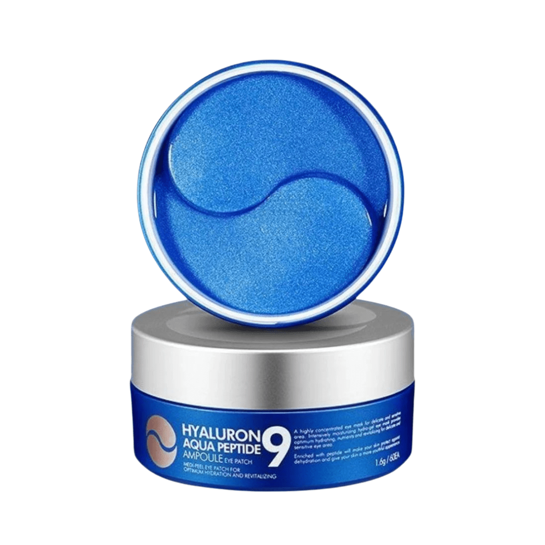 Medi - Peel - Hyaluron Aqua Peptide Ampoule Eye Patch - Płatki pod Oczy z Peptydami - 60szt - GLOW+CARE