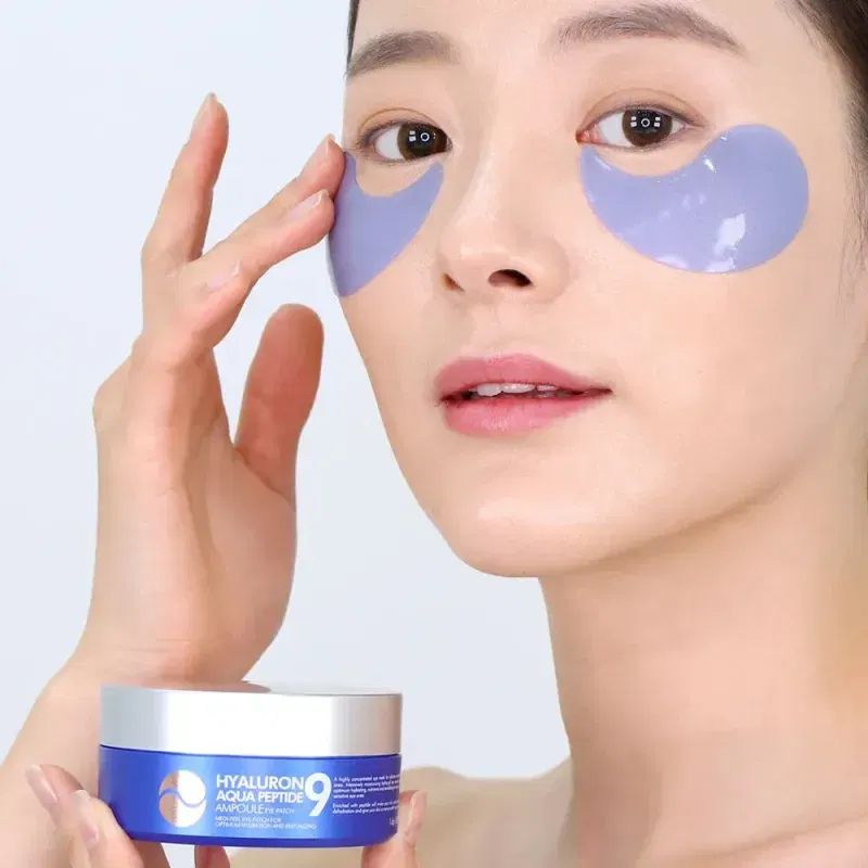 Medi - Peel - Hyaluron Aqua Peptide Ampoule Eye Patch - Płatki pod Oczy z Peptydami - 60szt - GLOW+CARE