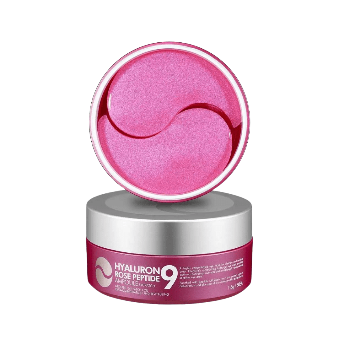 Medi - Peel - Hyaluron Rose Peptide Eye Patch - Płatki pod Oczy z Peptydami i Różą - 60szt - GLOW+CARE