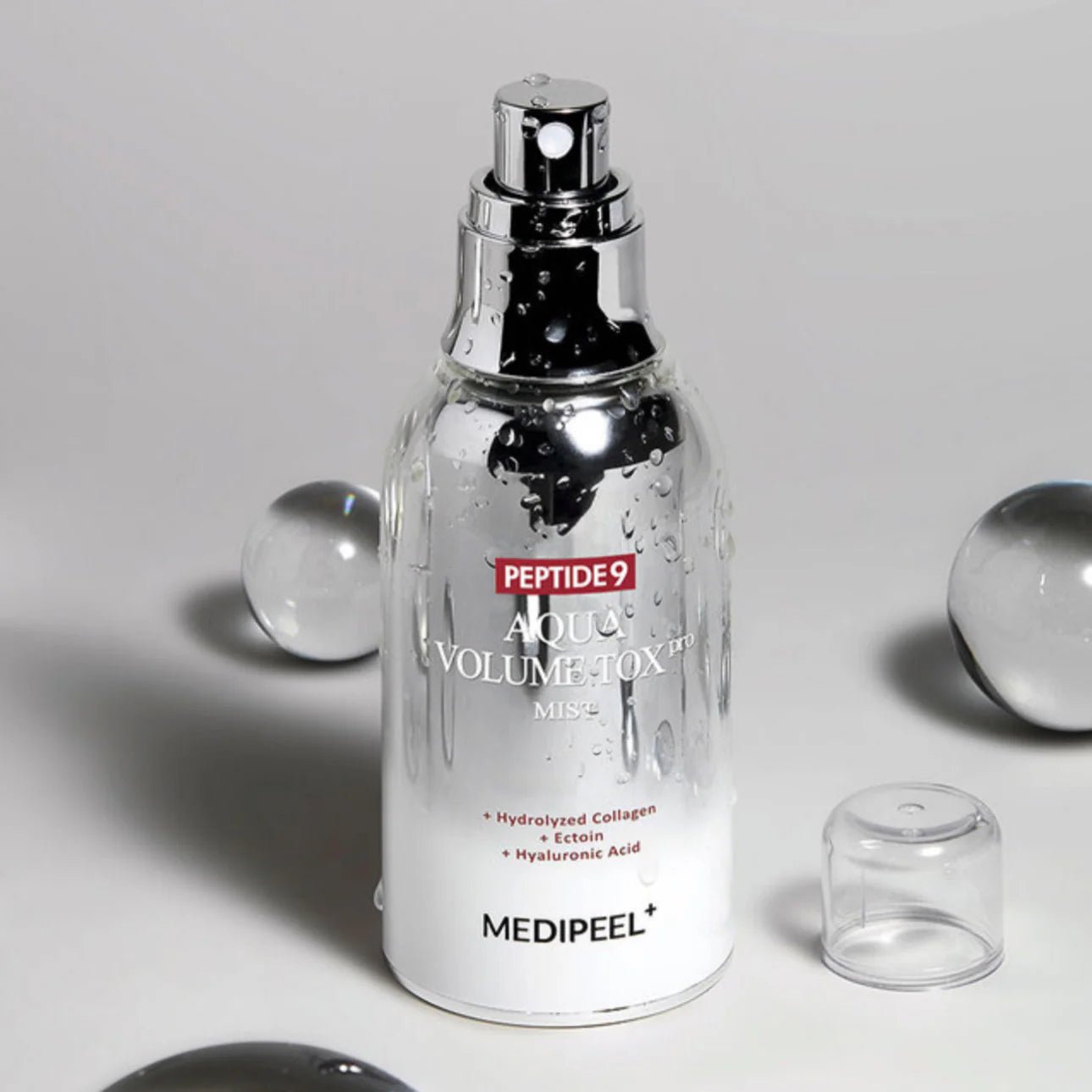 Medi - Peel - Peptide 9 Aqua Volume Tox Mist Pro - Nawilżająca Mgiełka z 9 Peptydami - 50ml - GLOW+CARE