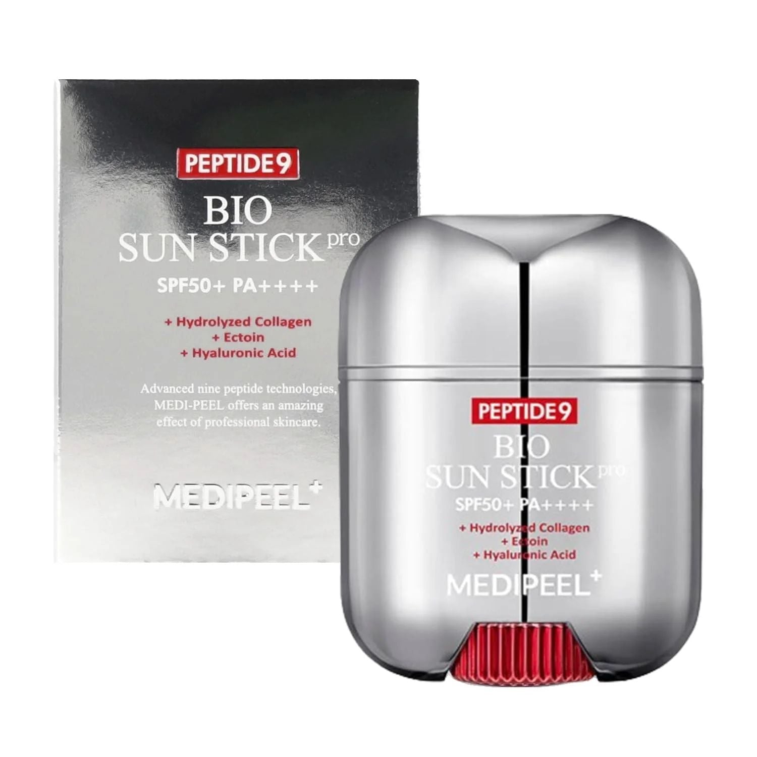 Medi - Peel - Peptide 9 Bio Sun Stick Pro SPF50+ PA++++ - Sztyft przeciwsłoneczny - 19g - GLOW+CARE