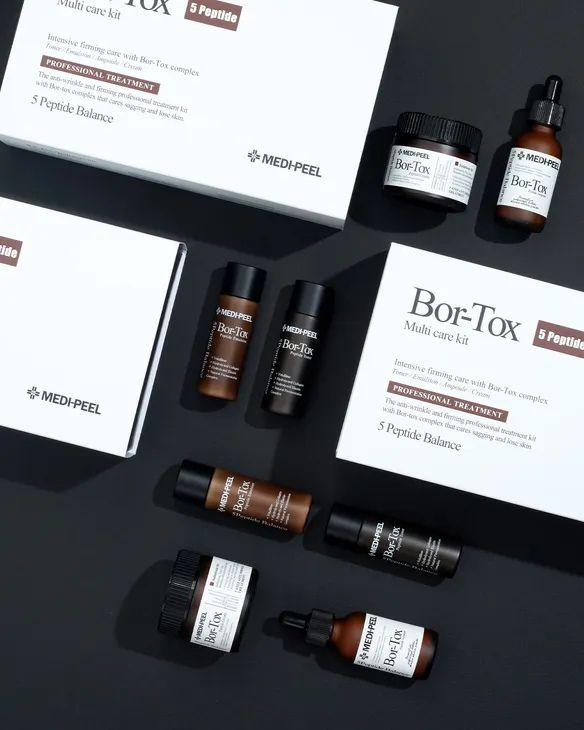 Medi - Peel - Peptide - Tox Bor Multi Care Kit - zestaw kosmetyków liftingujących Peptide - Tox - GLOW+CARE
