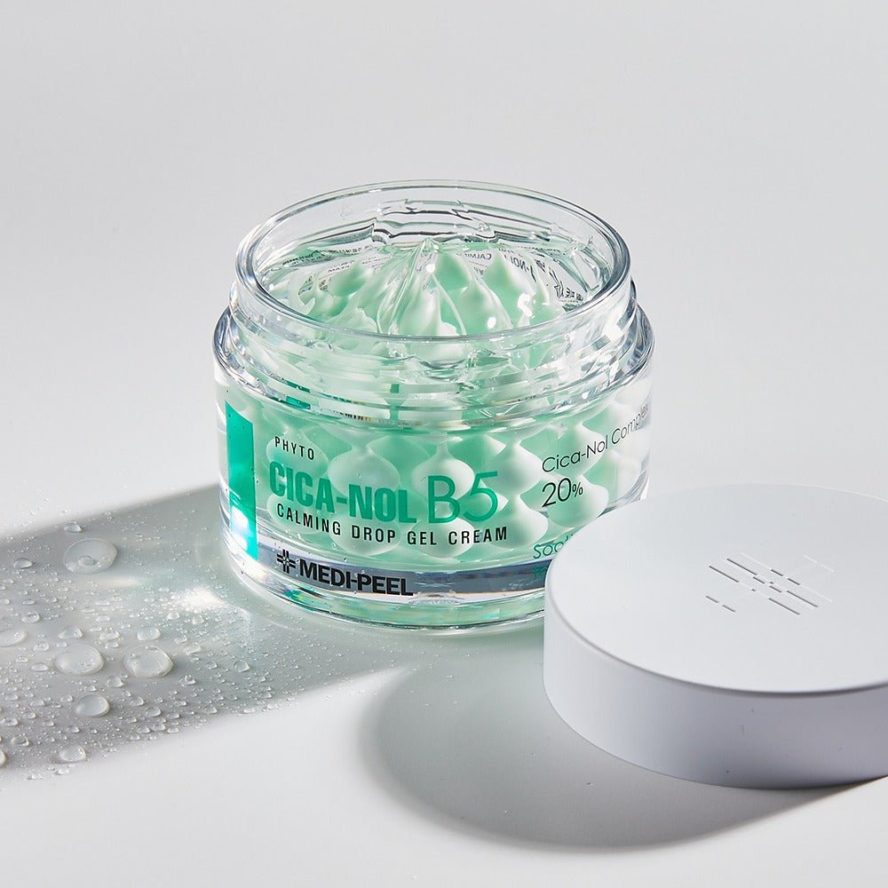 Medi - Peel - Phyto Cica - nol B5 Calming Drop Gel Cream - Kojący kapsułkowy Krem - żel do twarzy - 50g - GLOW+CARE