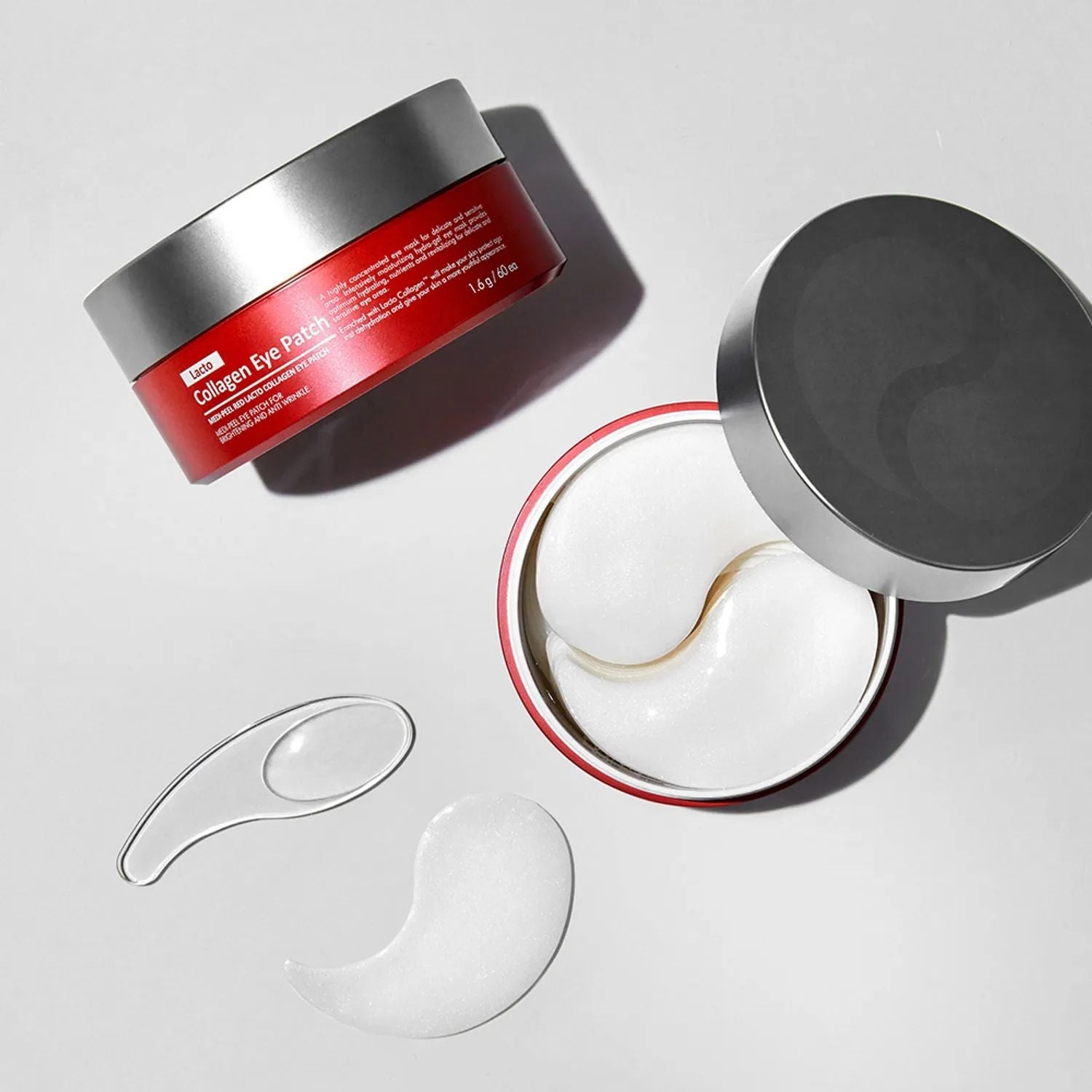 Medi - Peel - Red Lacto Collagen Eye Patch - Hydrożelowe Płatki Pod Oczy z Kolagenem i Probiotykiem - 60szt - GLOW+CARE