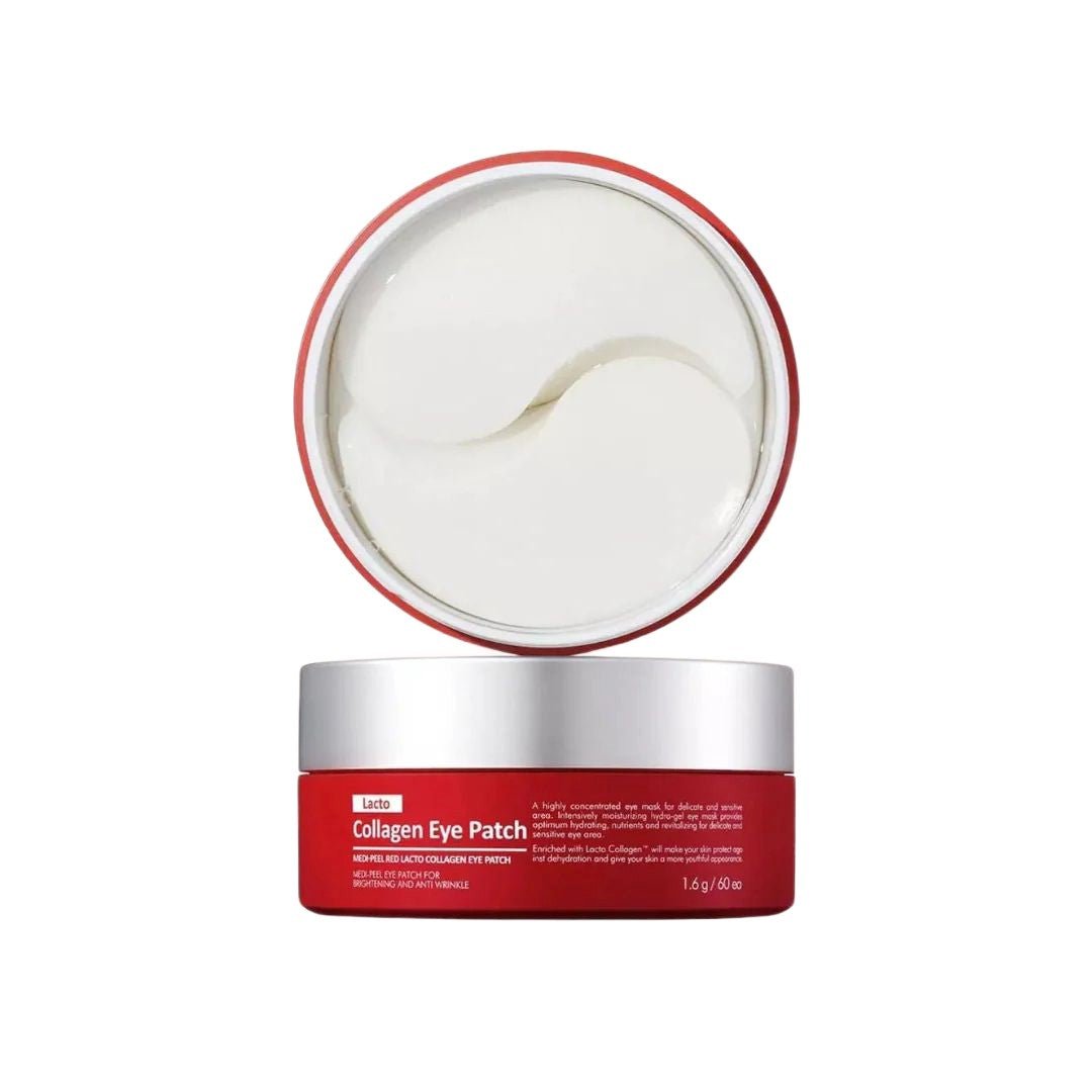 Medi - Peel - Red Lacto Collagen Eye Patch - Hydrożelowe Płatki Pod Oczy z Kolagenem i Probiotykiem - 60szt - GLOW+CARE