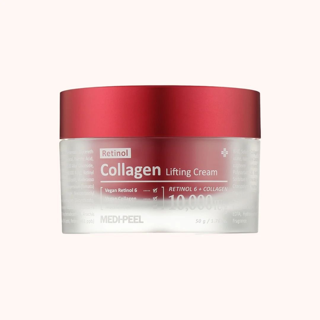 Medi - Peel - Retinol Collagen Lifting Cream - Liftingujący krem do twarzy z retinolem i kolagenem - 50g - GLOW+CARE