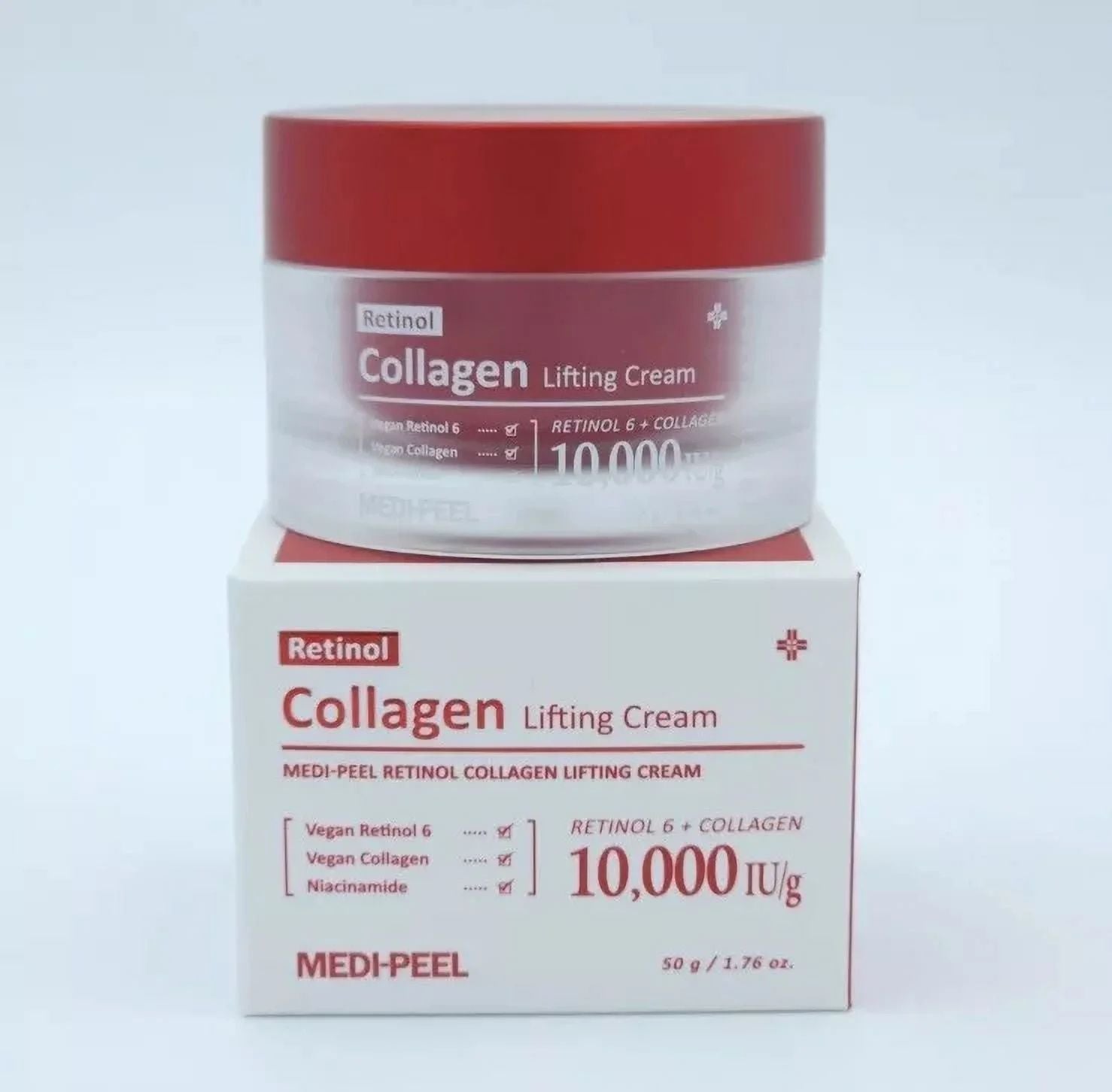 Medi - Peel - Retinol Collagen Lifting Cream - Liftingujący krem do twarzy z retinolem i kolagenem - 50g - GLOW+CARE