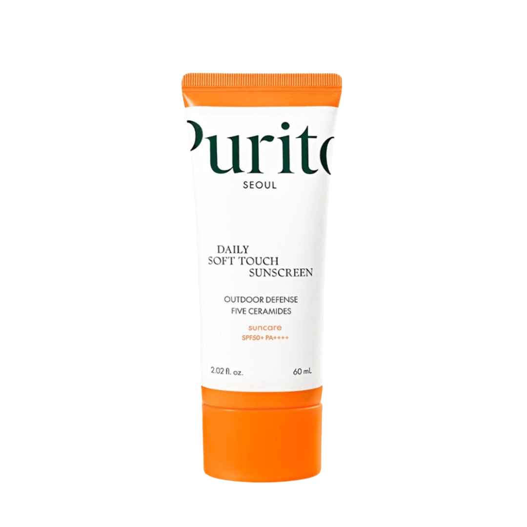Purito Seoul - Daily Soft Touch Sunscreen SPF 50+ PA++++ - Krem Przeciwsłoneczny z Ceramidami - 60ml - GLOW+CARE