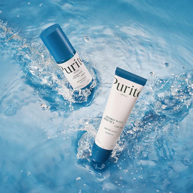 Purito Seoul - Hydro Wave Deep Sea Cream - Głęboko Nawilżający Krem na Bazie Wody Morskiej - 50ml - GLOW+CARE