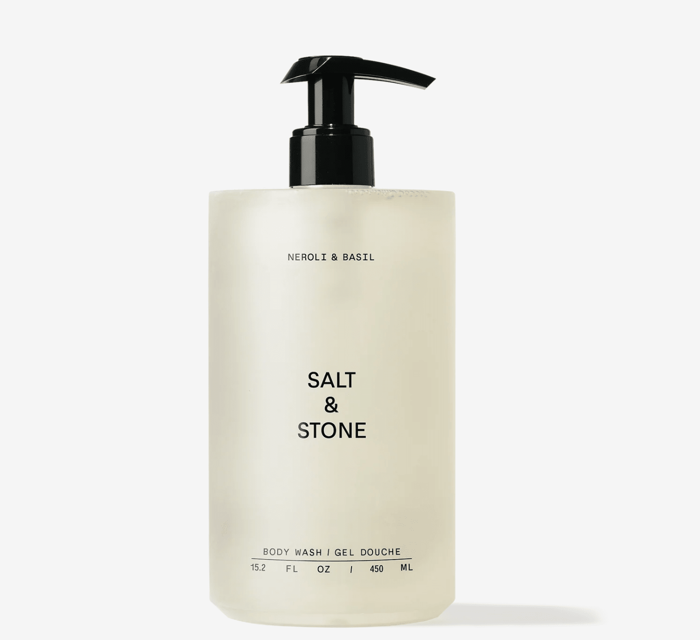 Salt & Stone - Body Wash Neroli & Basil - Naturalny żel pod prysznic o zapachu neroli i bazylii - 450ml - GLOW+CARE