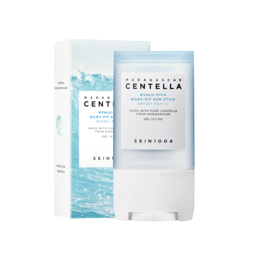 SKIN1004 - Madagascar Centella HYALU - CICA Silky - Fit Sun Stick SPF 50+ PA++++ - Filtr w Sztyfcie - 20g - GLOW+CARE