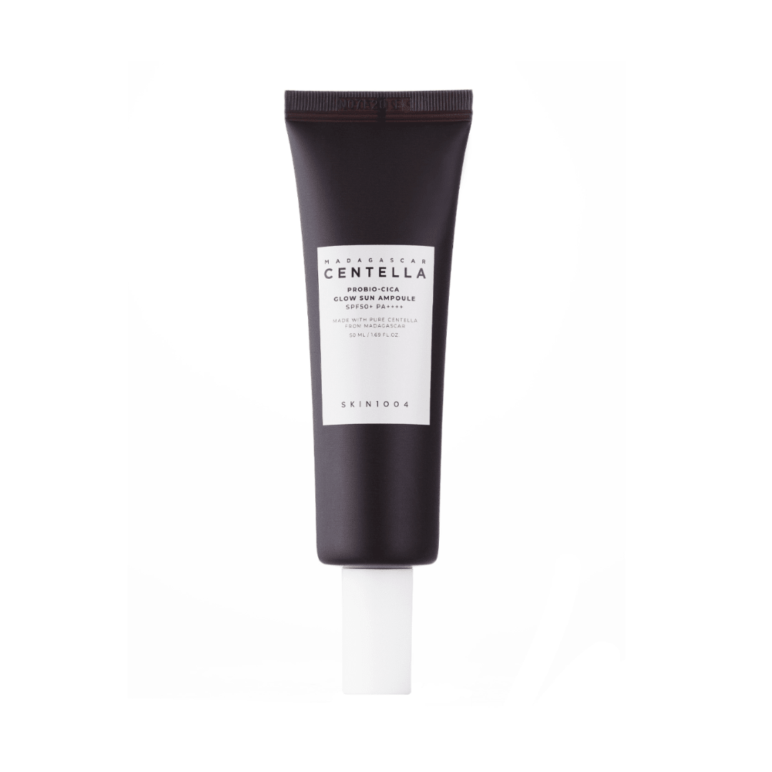 SKIN1004 - Madagascar Centella Probio - Cica Glow Sun Ampoule SPF50+ PA++++ - Nawilżający Krem z Filtrem - 50ml - GLOW+CARE