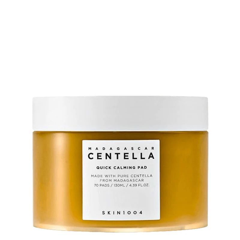 SKIN1004 - Madagascar Centella Quick Calming Pad - Płatki z Ekstraktem z Wąkroty Azjatyckiej - 70 szt. - GLOW+CARE