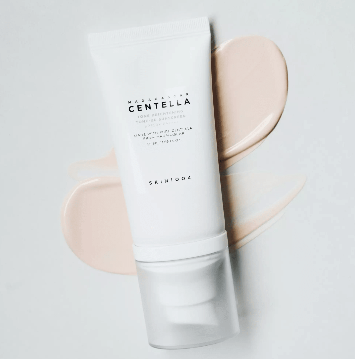SKIN1004 - Madagascar Centella Tone Brightening Tone - Up Sunscreen - Rozświetlający Krem Ochronny - 50ml - GLOW+CARE